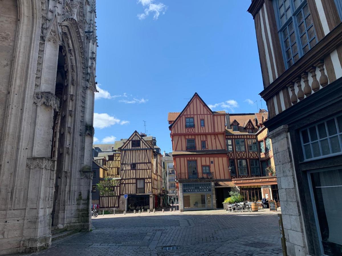Le Graveur Saint Maclou, Hyper Centre, Typique Rouennais Apartment Bagian luar foto